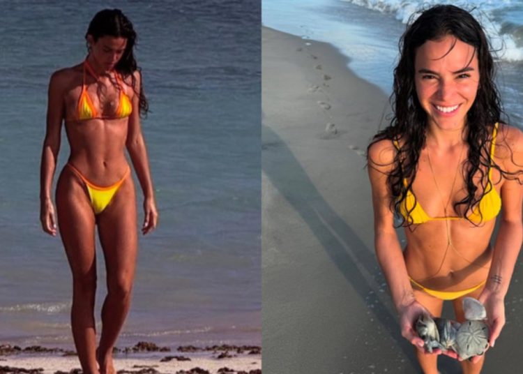 Bruna Marquezine posta fotos de viagem e ganha elogio de João Gui