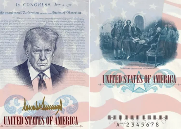 EUA vão emitir passaportes comemorativos com rosto e assinatura de Trump